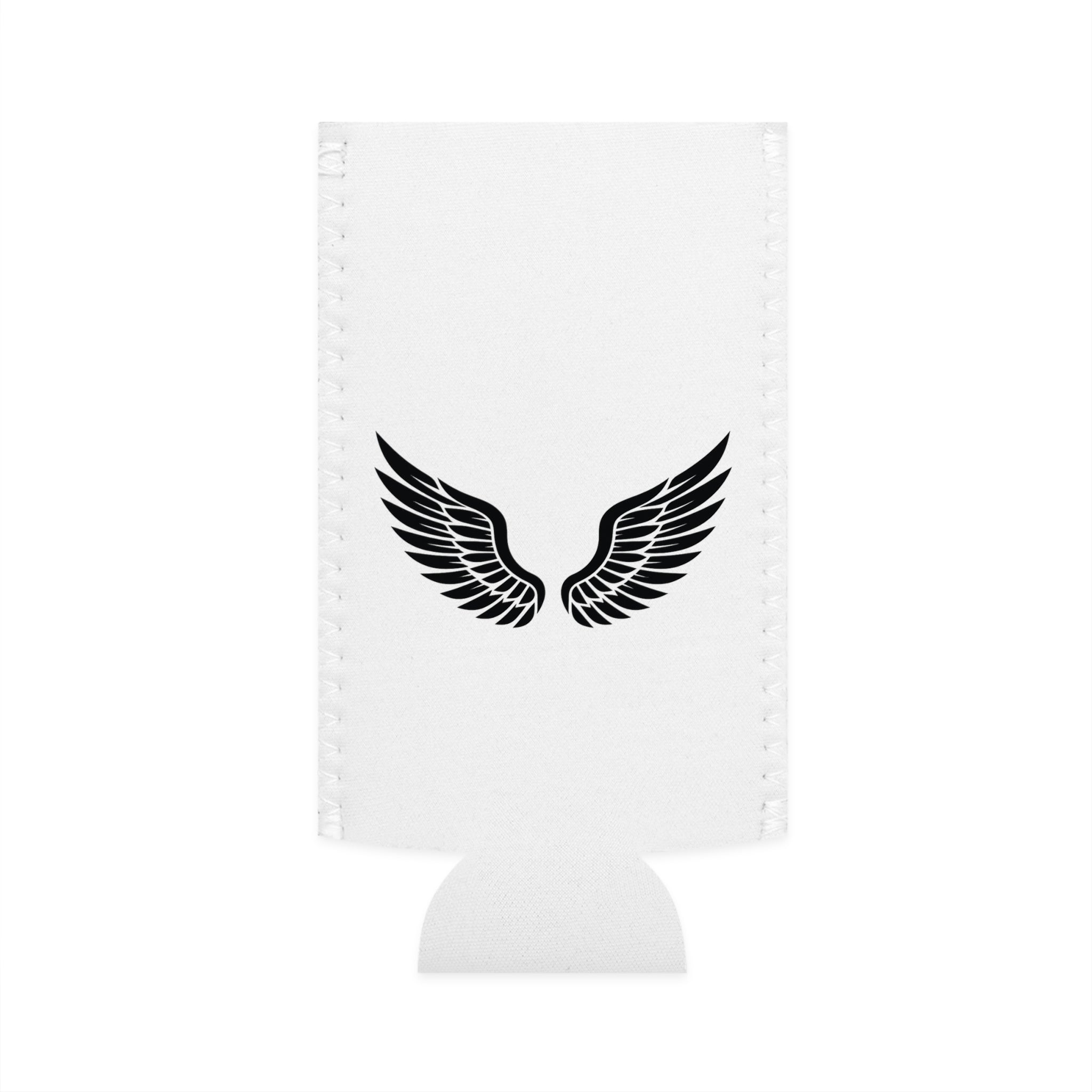 Slim Can Cooler — KO Fitness Wings Logo Slim Can Cooler
